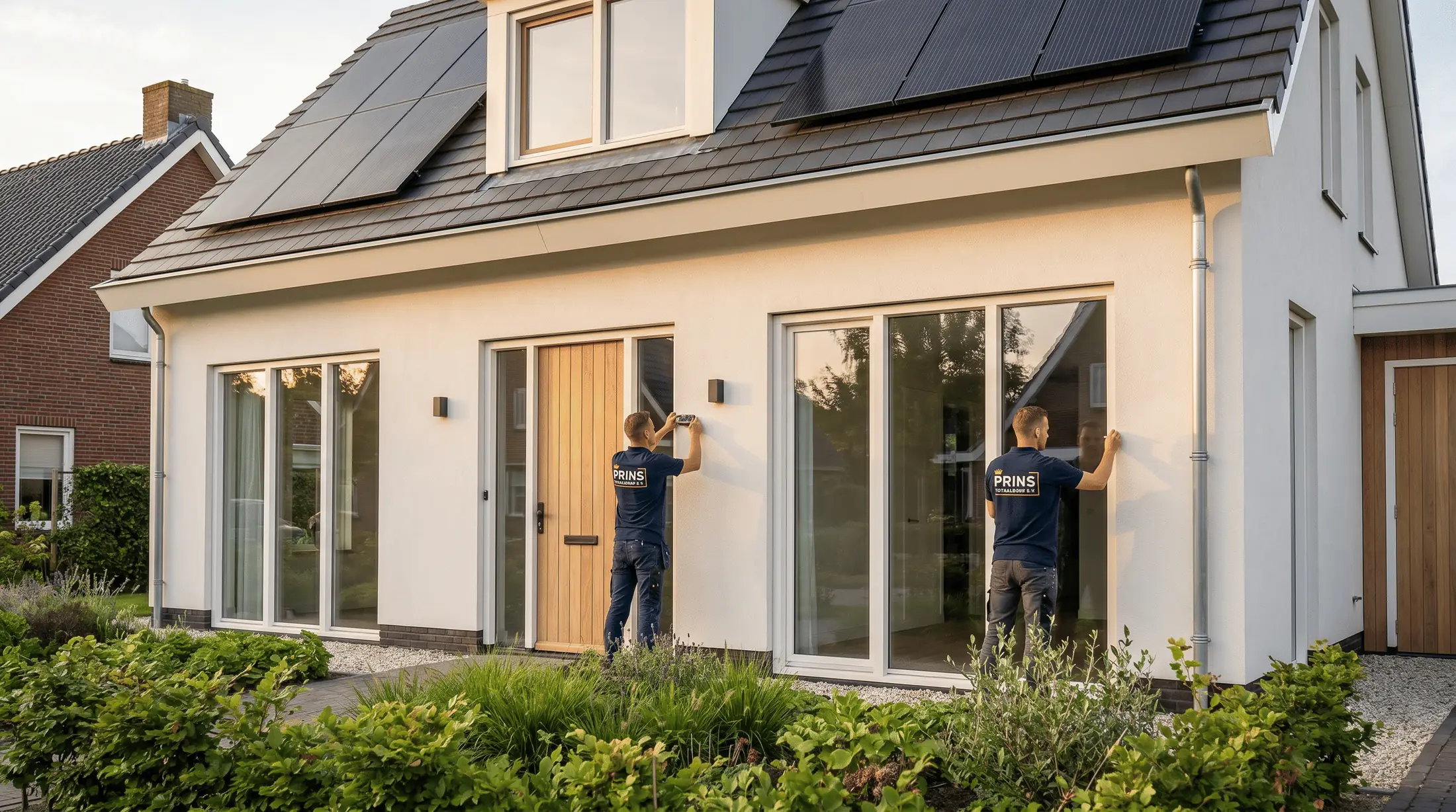 Afgeronde woningverbouwing door Prins Totaalbouw met dakkapel en zonnepanelen